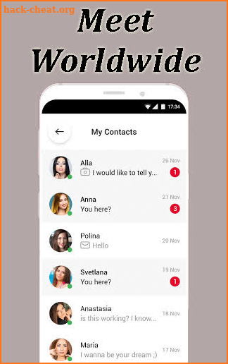 FindMe - Dating Nearby, Chat screenshot