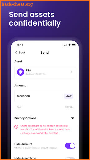 Findora Wallet screenshot