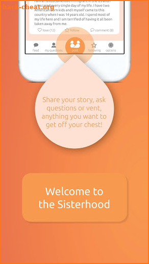 findSisterhood screenshot