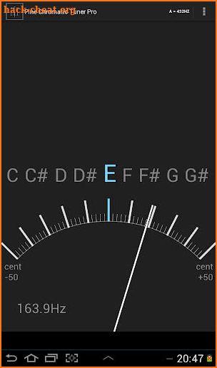 Fine Chromatic Tuner Pro screenshot