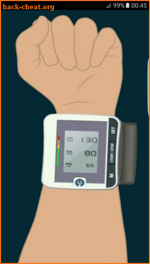 Finger Blood pressure pro screenshot