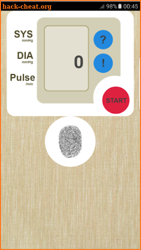 Finger Blood pressure pro screenshot