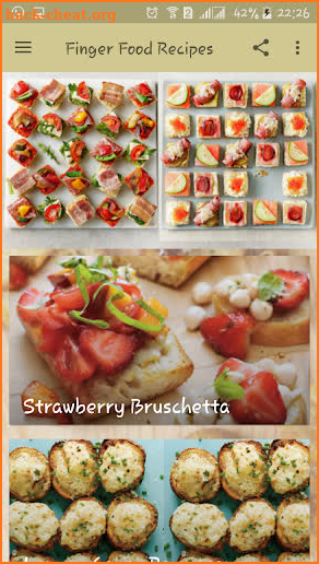 Finger Food Recipes screenshot