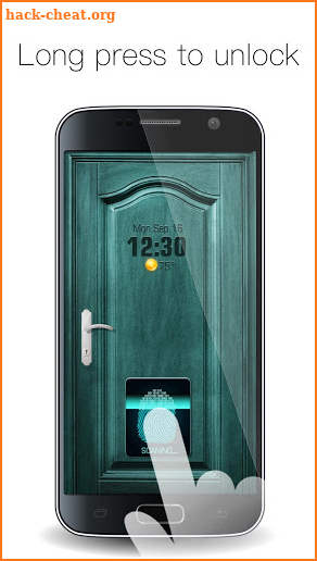 finger screen lock with new pin lock prank screenshot