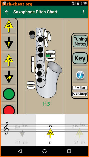 Fingering & Tuning Charts screenshot