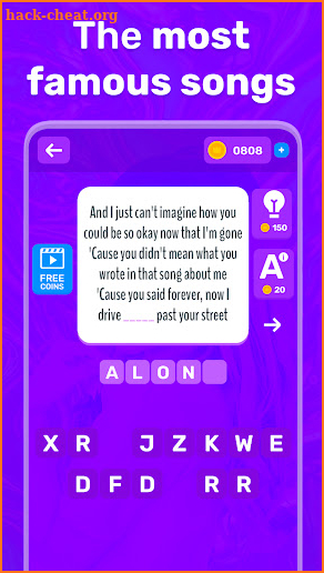 Finish The Lyrics Music Trivia screenshot