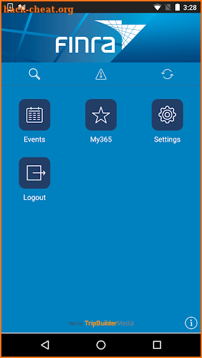 FINRA Events screenshot