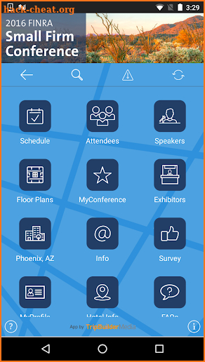 FINRA Events screenshot