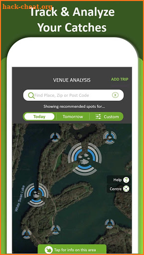 Finygo: Social Fishing Diary with GPS & Weather screenshot