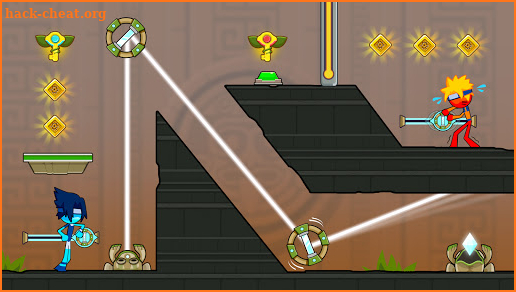 Fire and Water Stickman 2 : The Temple screenshot