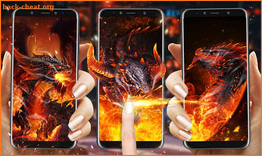 Fire Dragon Live Wallpaper screenshot