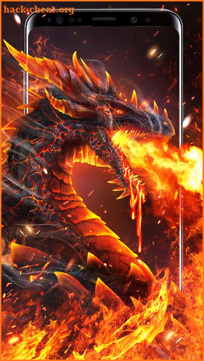 Fire Dragon Live Wallpaper screenshot