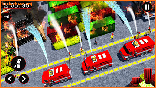 Fire Engine Sim firetruck Game screenshot