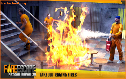 Fire Escape Prison Break 3D screenshot