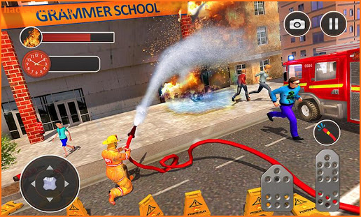 Fire Fighter Truck Real City Heroes screenshot