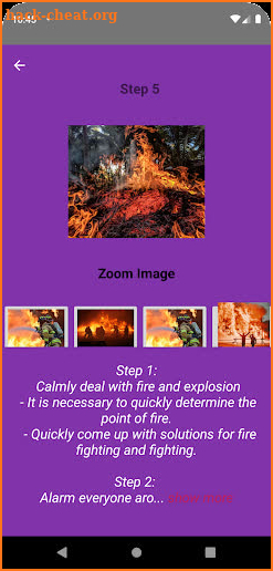 Fire Fighting Procedure screenshot