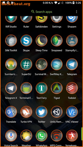 Fire Glass Icon Pack screenshot