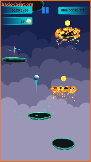 Fire Jump - Bounce Forever Game screenshot