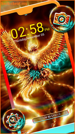 Fire Phoenix Theme Launcher screenshot