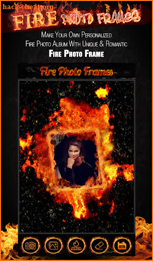 Fire Photo Frame screenshot