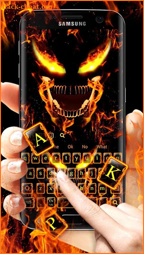 Fire Skull Keyboard screenshot