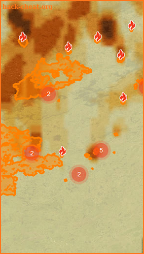 Fire Smoke Map Canada USA screenshot