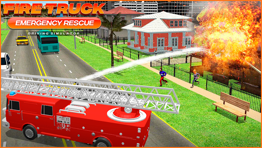 Fire Truck Emergency Rescue - Driving Simulator screenshot