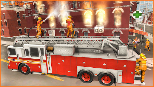 Fire Truck Games：911 Rescue screenshot