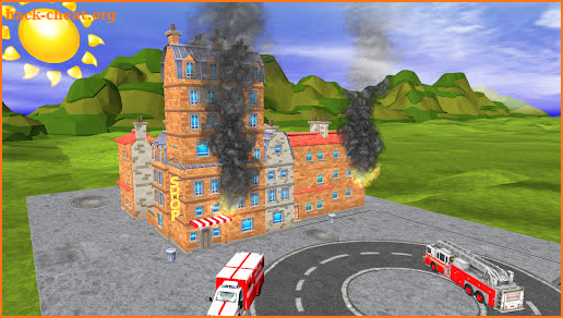 Fire Truck Race & Rescue 2! screenshot