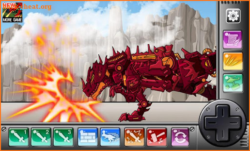 Fire Tyrannosaurus - Dino Robot screenshot