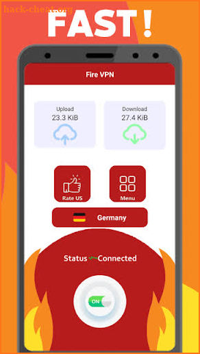 Fire VPN | Unlimited & Fast Free VPN Proxy screenshot