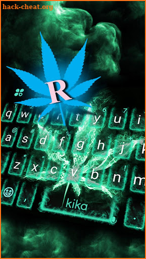 Fire Weed Keyboard Theme screenshot