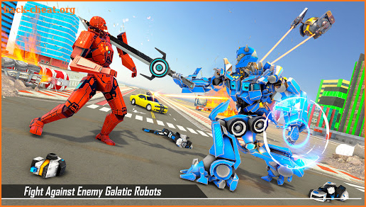 Fireball Bus Robot Game: Robot Transforming Games screenshot