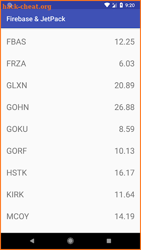 Firebase & Jetpack Demo screenshot