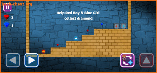 Fireboy Watergirl Warrior : Fire - Water Brothers screenshot