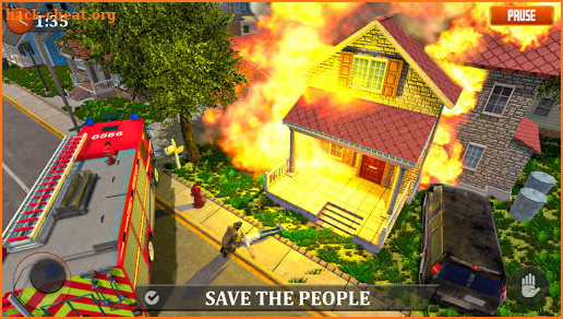 FireFighter Emergency Rescue Game-Ambulance Rescue screenshot