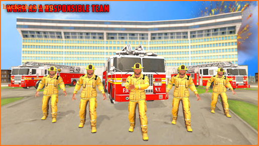 Firefighter Truck Driving Simulator screenshot