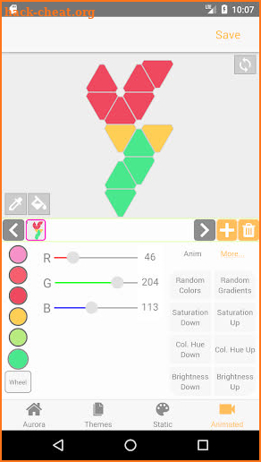 Firefly Pro for Aurora Nanoleaf screenshot