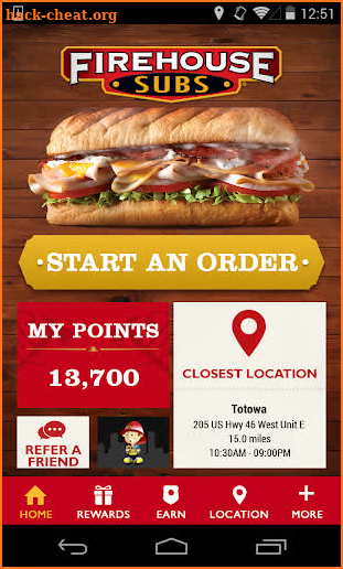 Firehouse Subs App screenshot