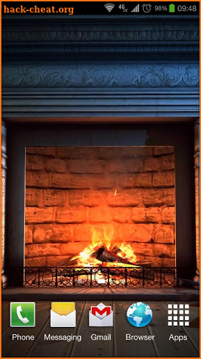 Fireplace 3D Pro lwp screenshot