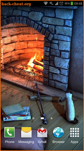 Fireplace 3D Pro lwp screenshot