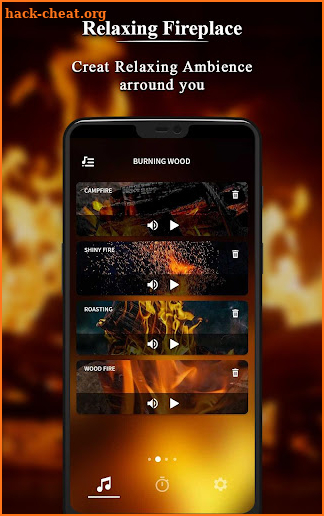 Fireplace with Crackling Fire screenshot