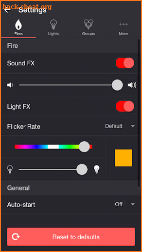 Firestorm for LIFX screenshot