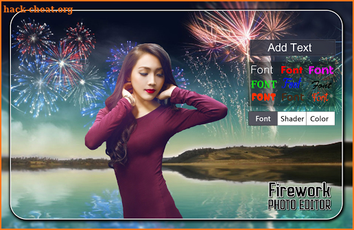 Firework Photo Editor screenshot