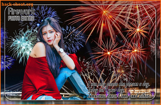 Firework Photo Editor screenshot