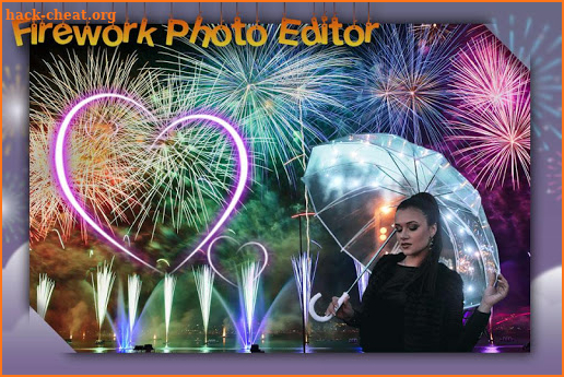 Firework Photo Frame screenshot