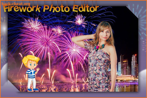 Firework Photo Frame screenshot