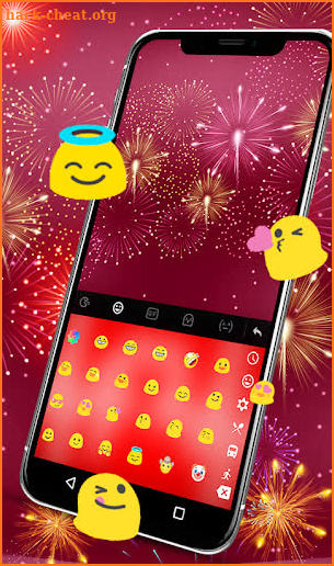 Fireworks 2019 New Year Keyboard screenshot