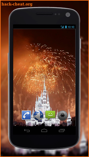 Fireworks over Disneyland LWP screenshot