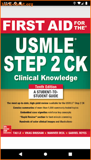 First Aid for the USMLE Step 2 CK, Tenth Edition screenshot